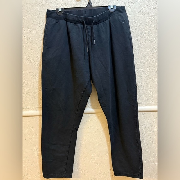 Allen Solly Black Drawstring Elastic Waist Jogger Sweatpants Size 36 Mens - Picture 1 of 6